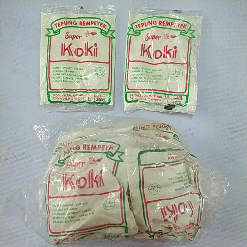 

Tepung Rempeyek koki, isi10