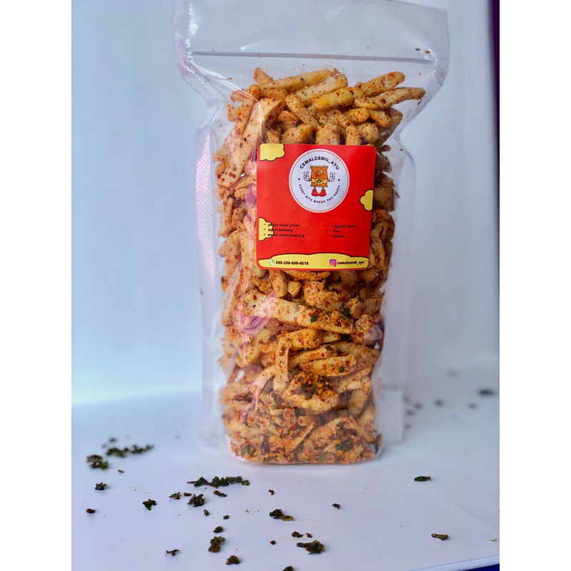 

Basreng pedas daun jeruk 100gr