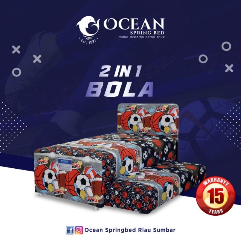 Springbed 2 in 1 Ocean Bola