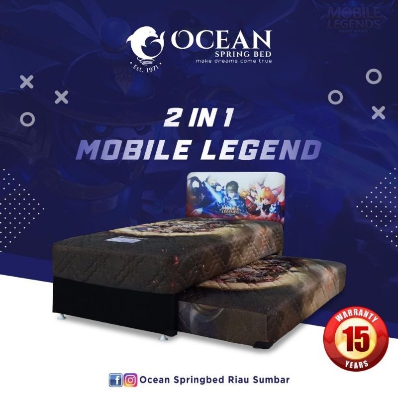 Springbed 2 in 1 Ocean Mobile Legend