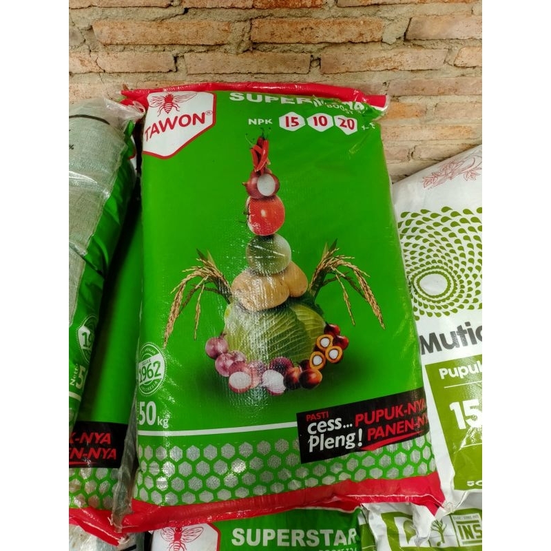 PUPUK TAWON NPK 15 10 20 BOOST 324 BERAT 50 KG