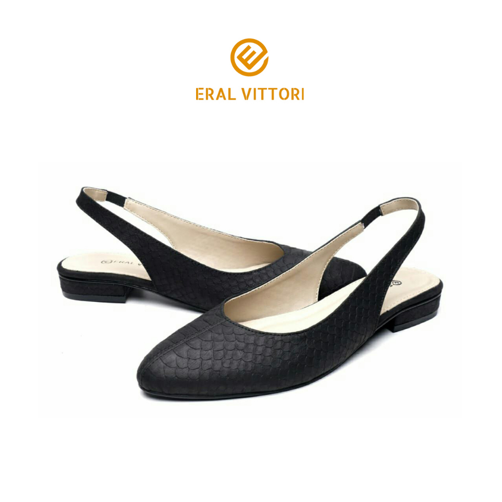 Eral Vittori - Ervinic 201 Sepatu Wanita Kulit Hitam