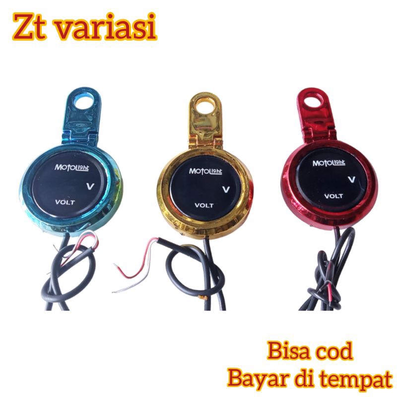 DIGITAL VOLT METER BULAT UNIVERSAL SEMUA MOTOR