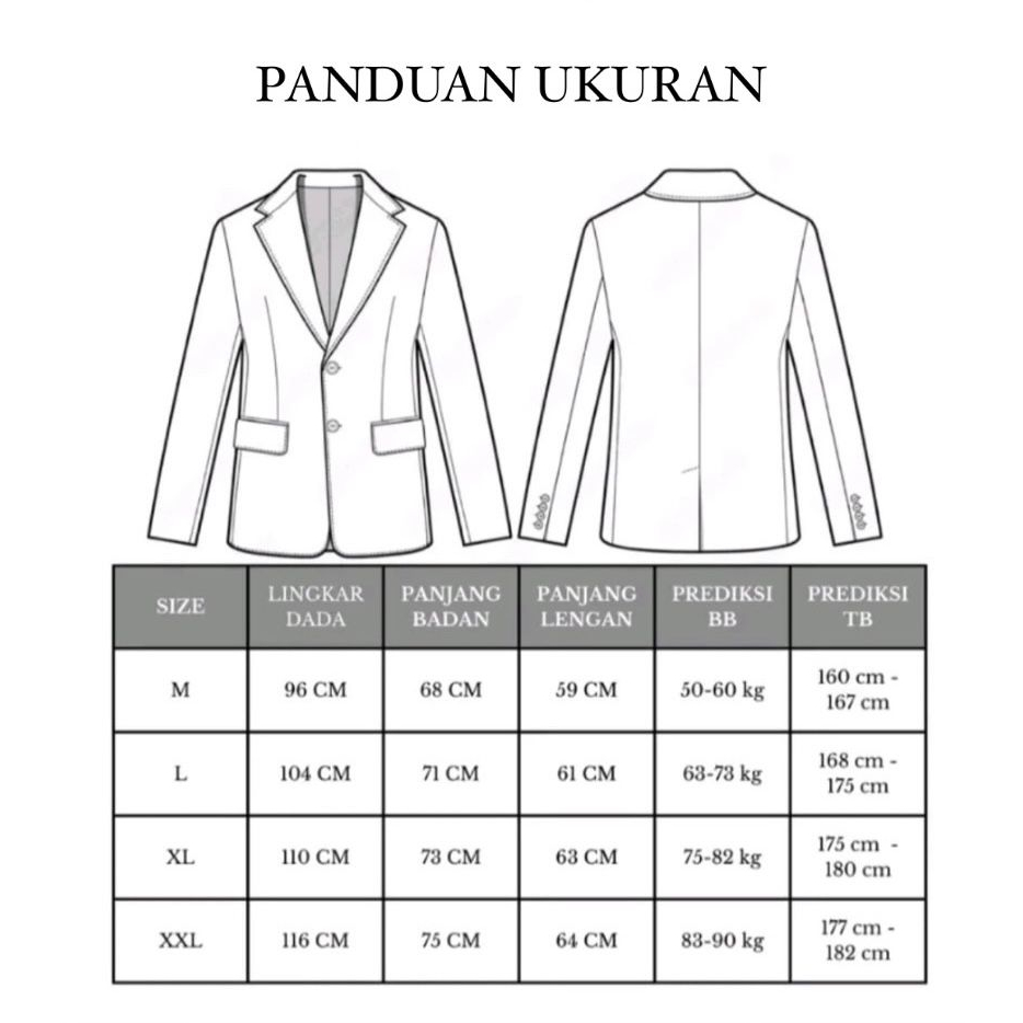 Recommended Yarrafa Jas Blazer Pria Hitam List Coklat /Jas Brownstone / Jas Blazer Pria Df&Y /