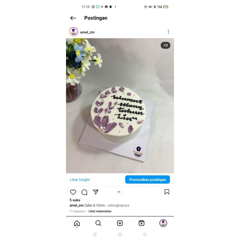 

cake d.14 cm Yazid Cake Banjarmasin