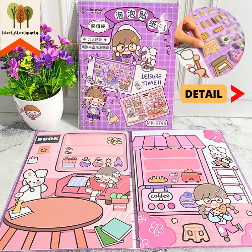 

Paket Sticker DIY Momo MK-6747 Tersedia 3 Varian Model Journaling Scrapbook Stationery For School Souvenir Alat Tulis Kantor Sekolah Kado Ulang Tahun