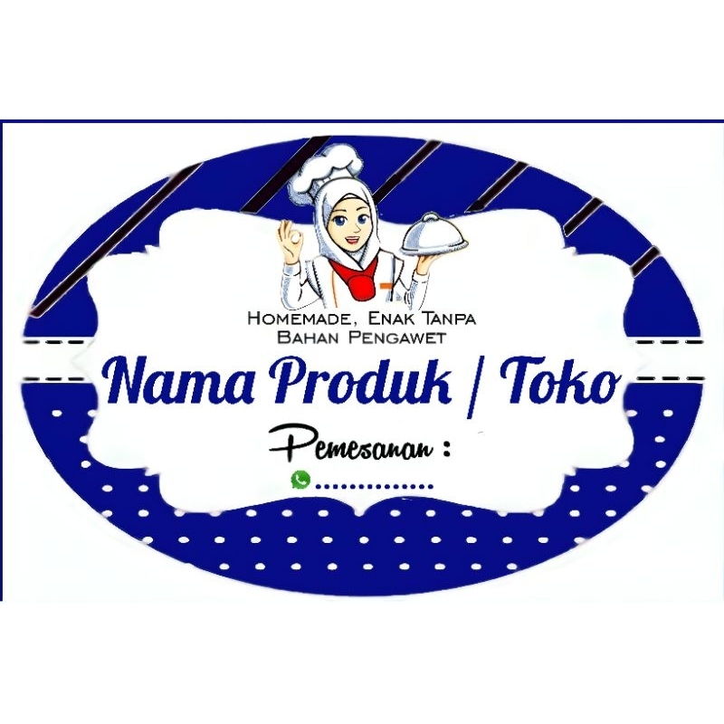 

STIKER PRODUK CATERING / MAKANAN BOX / LUNCH BOX / CEMILAN