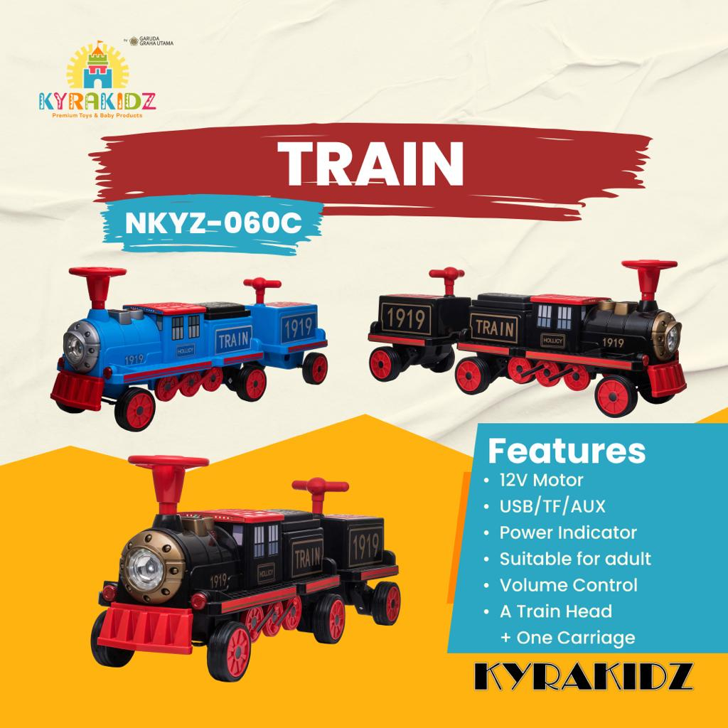 Train Kereta Api NKYZ 060 Mainan Anak Mobil Aki