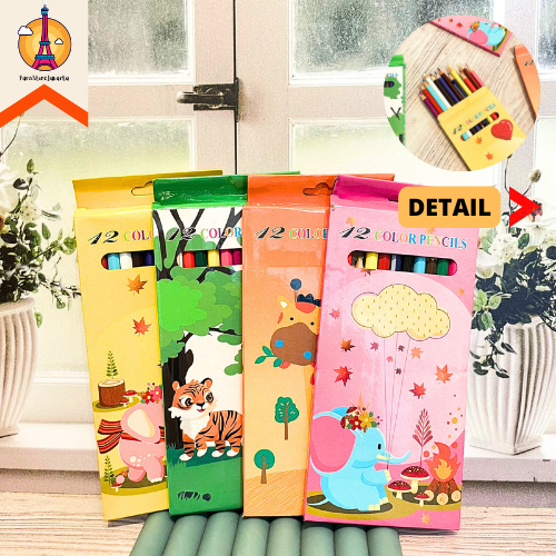 

Pensil Warna Murah 1 Set 12 Pcs Panjang 16cm Motif Hewan Animal Colored Pencil Best Gift Stationery For School Souvenir Alat Tulis Kantor Sekolah Kado Ulang Tahun