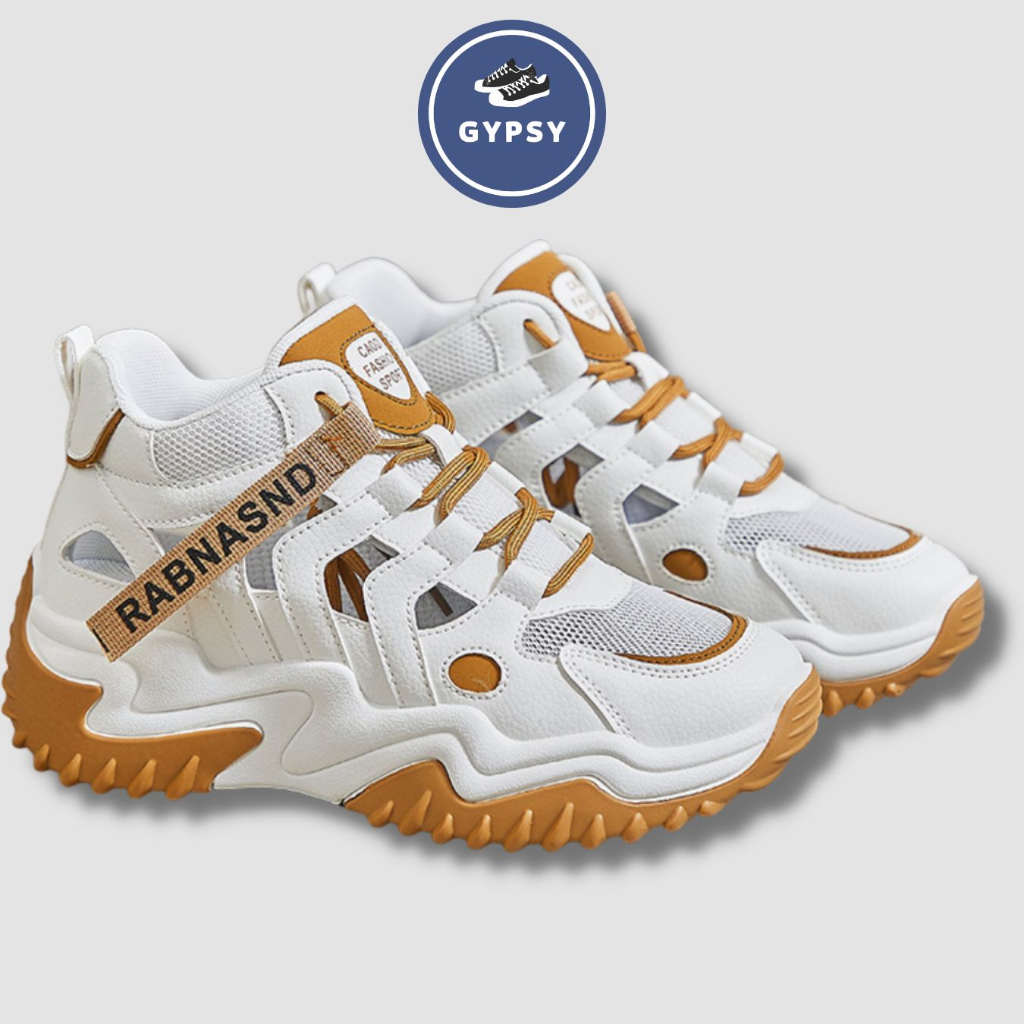 Gypsy - Sepatu Sneakers Wanita Fashionable Moderen New Style Kekinian Bahan Pu Import Sully