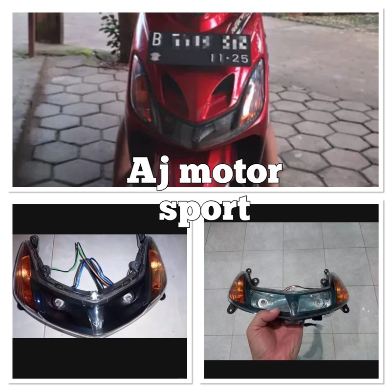 lampu sein smoke mio smile reflektor lampu mio smile atau mio sporty