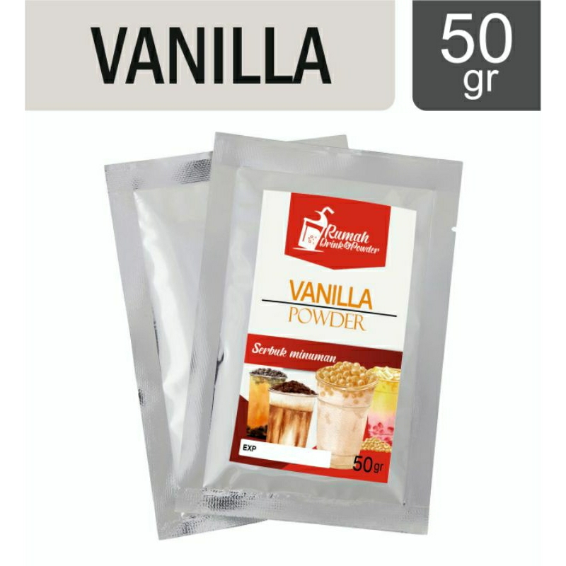 

BUBUK MINUMAN RASA VANILLA 50 GRAM