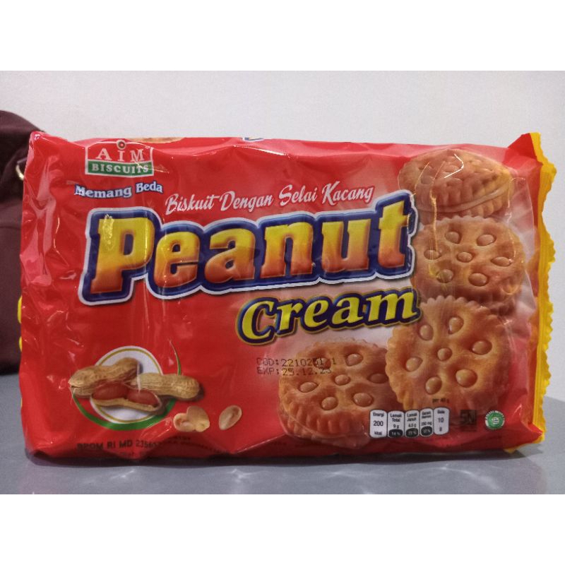 

biskuit peanut cream