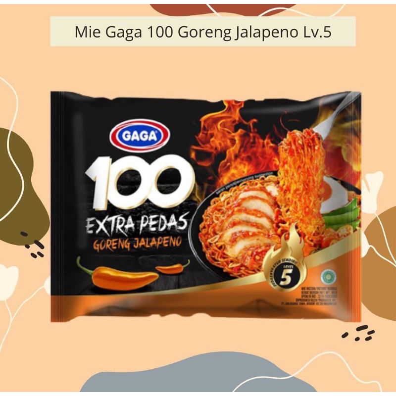 

MIE INSTANT MIE GAGA GORENG / KUAH JALAPENO EXTRA PEDAS