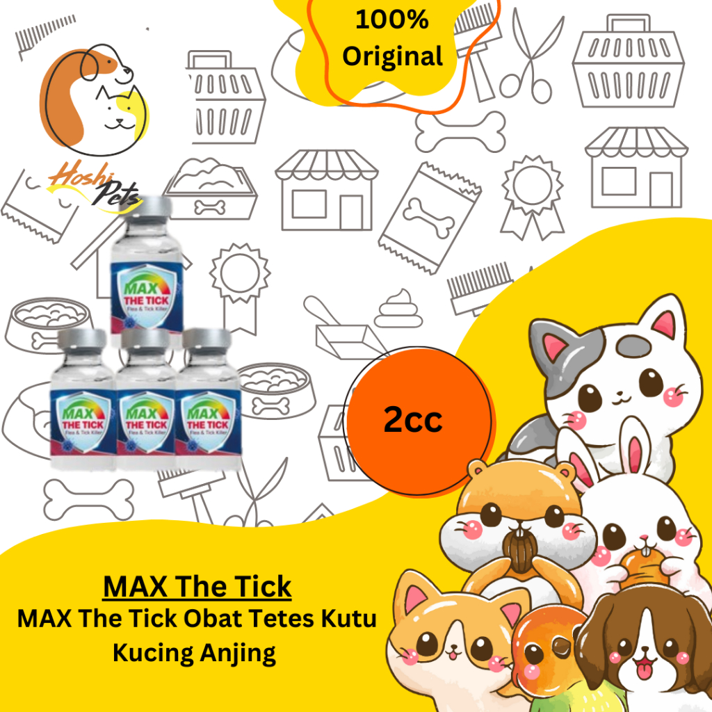 MAX The Tick Obat Tetes Kutu Kucing Anjing