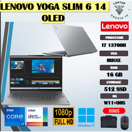 LENOVO YOGA SLIM 6 14 OLED I7 13700H 16GB 512GB 14.0 WUXGA