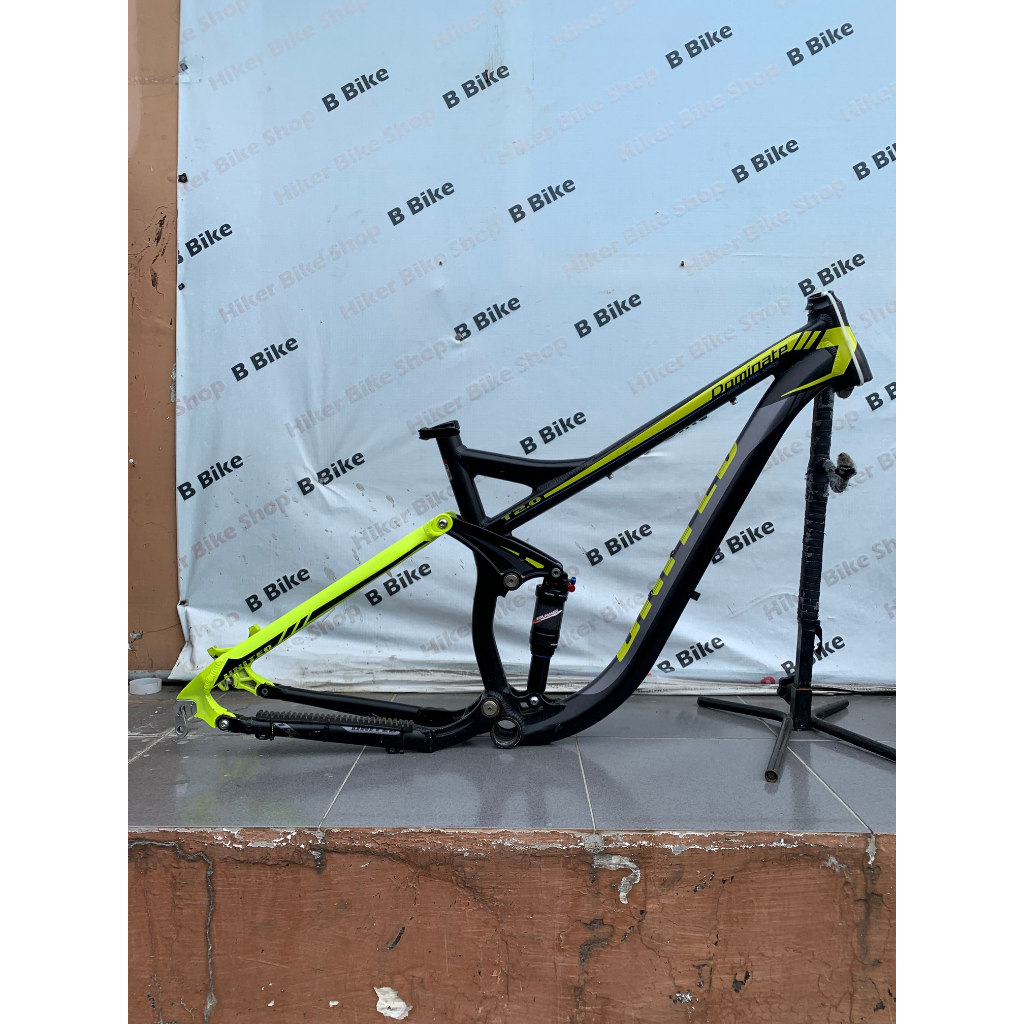 Frame Sepeda MTB United Dominate T2.0 Size M Ban 27.5 QR Taper Head Tube Rearshock Strummer 190x50mm