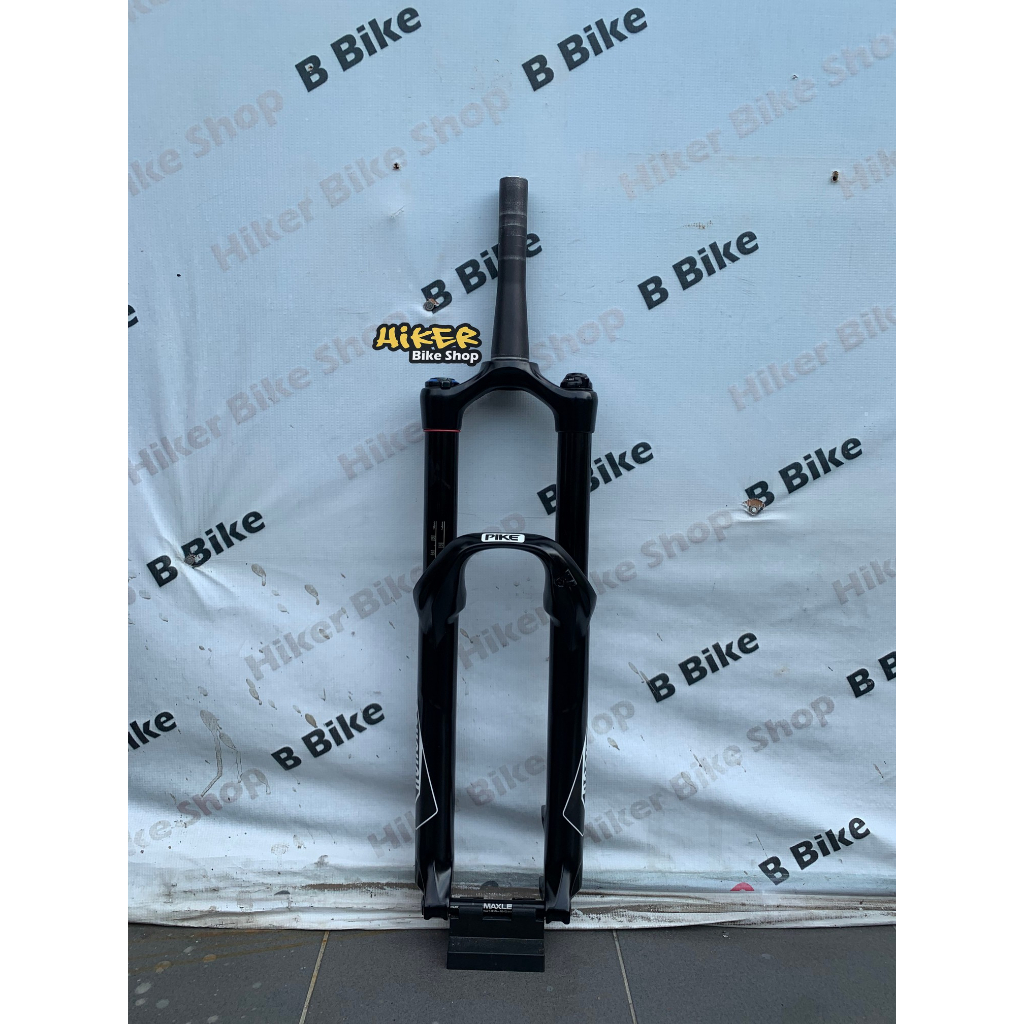 Fork Sepeda MTB Rockshox Pike Dual Air Travel 160mm - 130mm Ban 27.5 TA 15x100mm Taper Steer Tube