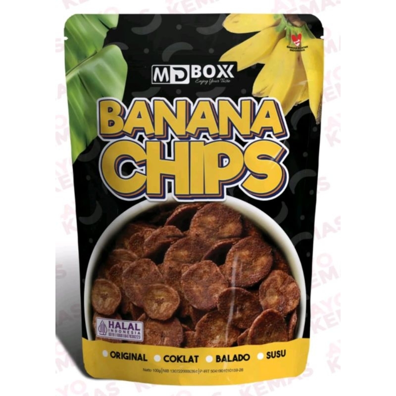 

BANANA CHIPS 100 GR