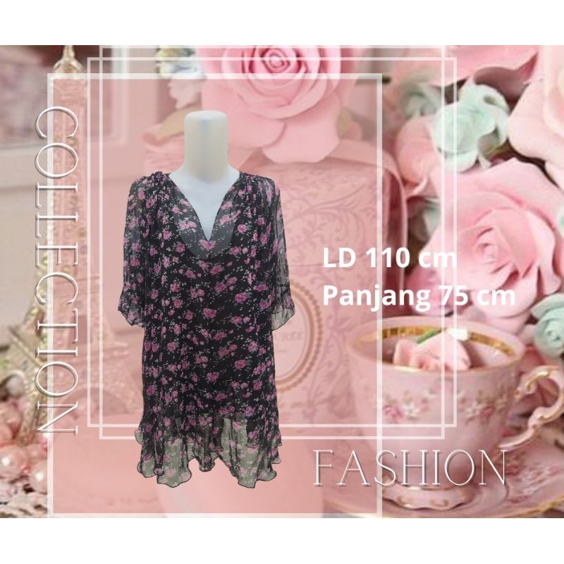 atasan sifon motif bunga2