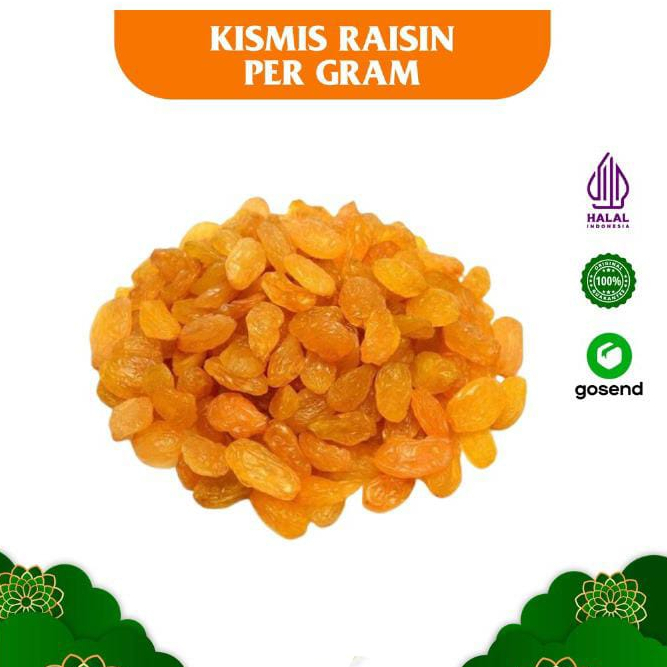 

Kismis Asam Manis Golden Raisin Enak & Fresh Cocok Untuk Oleh-oleh Haji Umroh Camilan Sehat