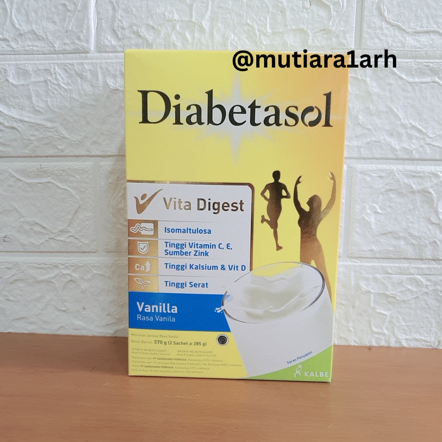 

DIABETASOL VANILA 570 GR