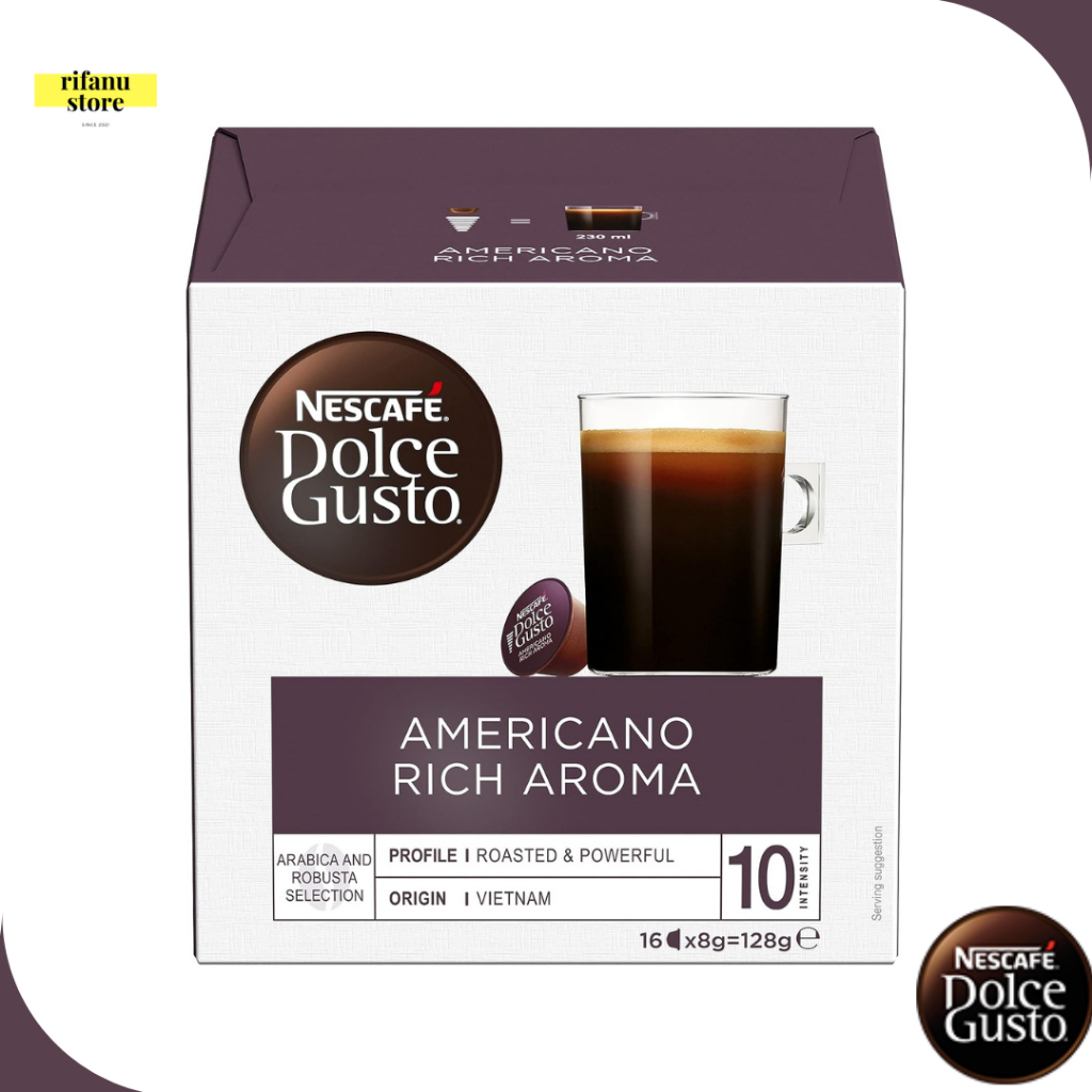 

Nescafe Dolce Gusto Americano Rich Aroma Coffee Capsule Original