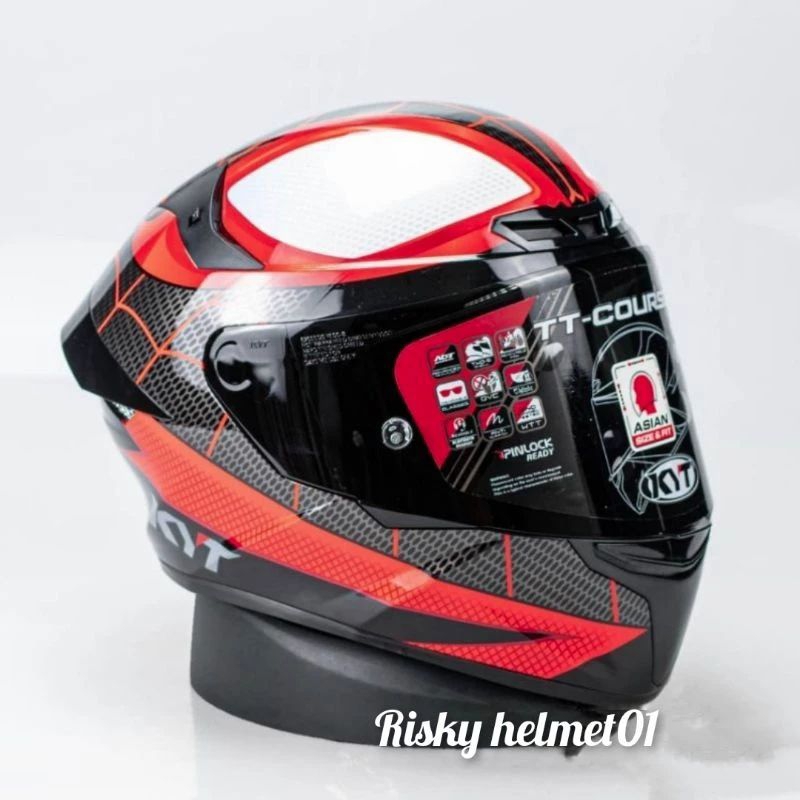 helm full face KYT TT course limited edition original