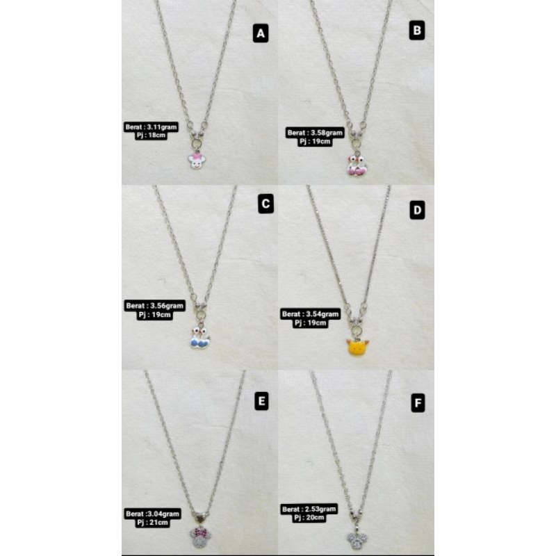 KALUNG ANAK SILVER PERAK ASLI 925