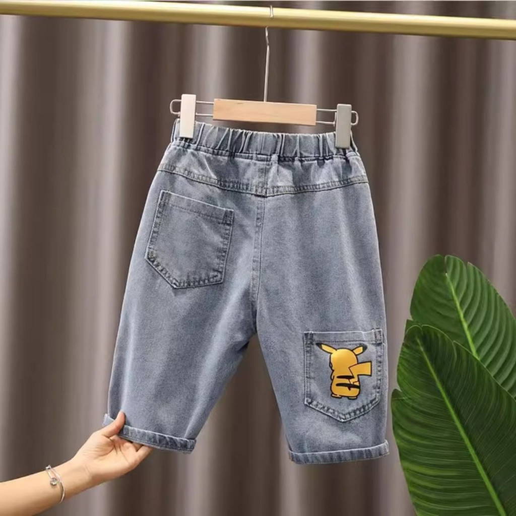 Celana Panjang Anak Laki-laki Cowok Jeans Lucu Trendy Keren Murah 4-8 tahun Kode JCO01