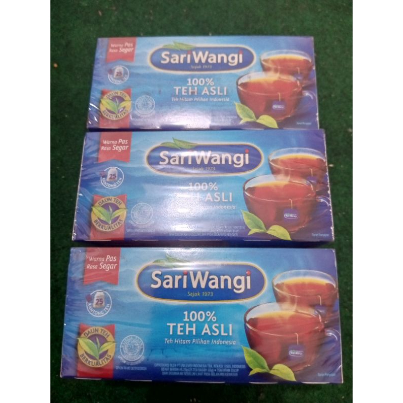 

Teh Sariwangi 25pcs paket hemat 3pack, Malang Jatim