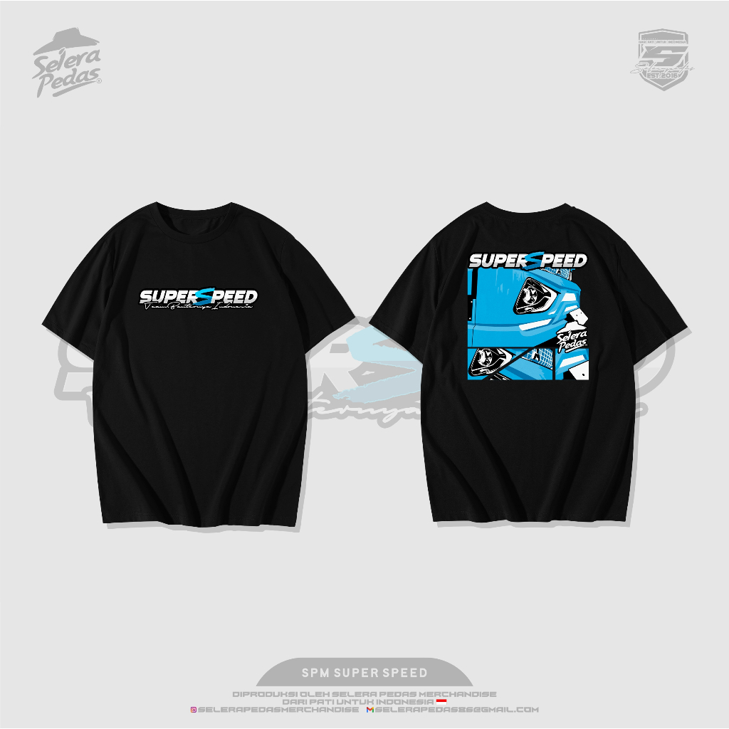 KAOS TRUK EDISI SUPER SPEED LAMPU JETBUS