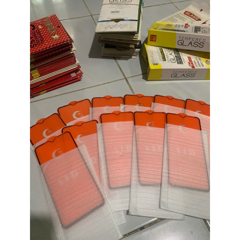 grosir anti gores hp temperedglass samsung vivo oppo xiaomi
