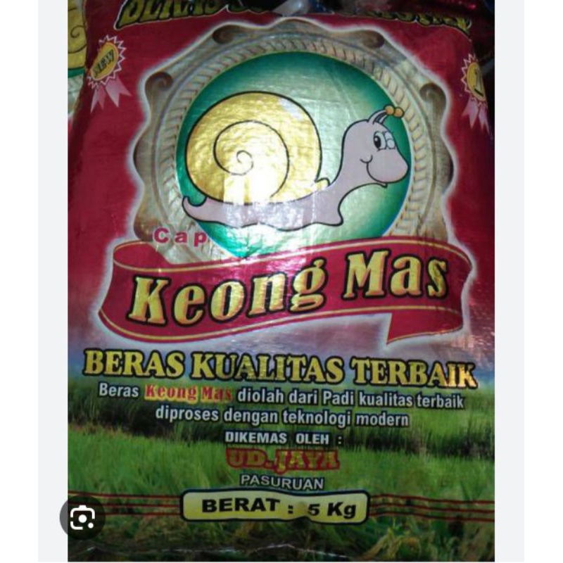 

Beras keong mas 5 kg