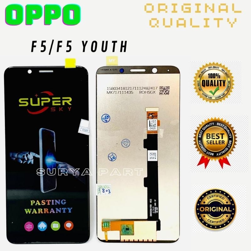 [ORIGINAL] QUALITY LCD OPPO F5 / F5 YOUTH