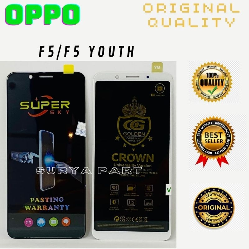 [ORIGINAL] QUALITY LCD OPPO F5 / F5 YOUTH