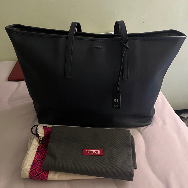Tumi Everyday Tote Bag Full Leather Original Preloved