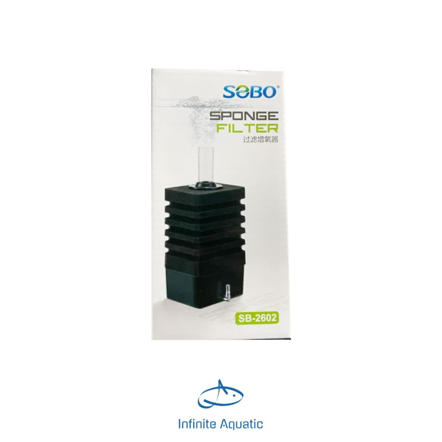 SOBO Sponge Filter SB-2602 Filter Air Aquarium Sponge Biofoam Saringan