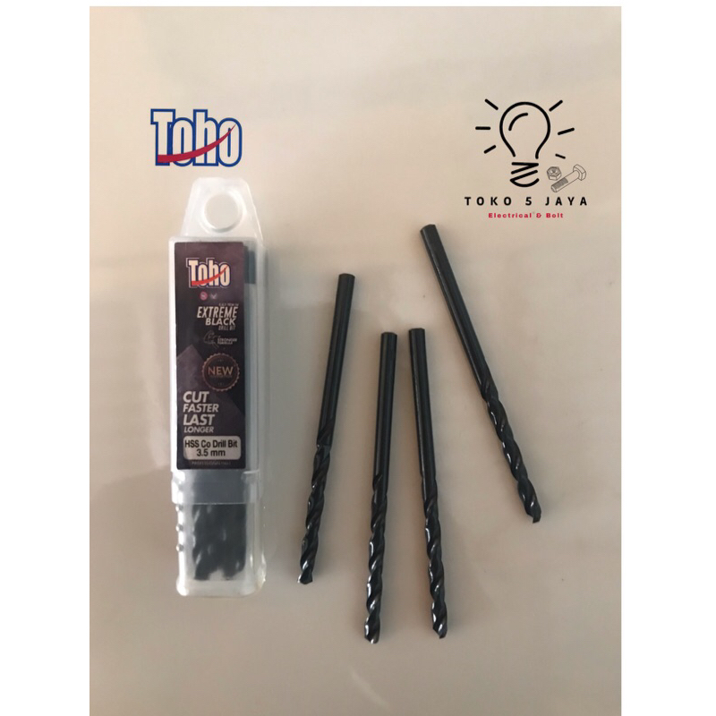 mata bor 3.5mm / mata bor toho 3,5mm / mata bor stainless steel / mata bor besi / mata bor TOHO