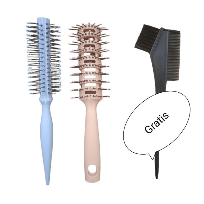 Sisir rambut wanita 1 Set dan GRATIS  sisir semir
