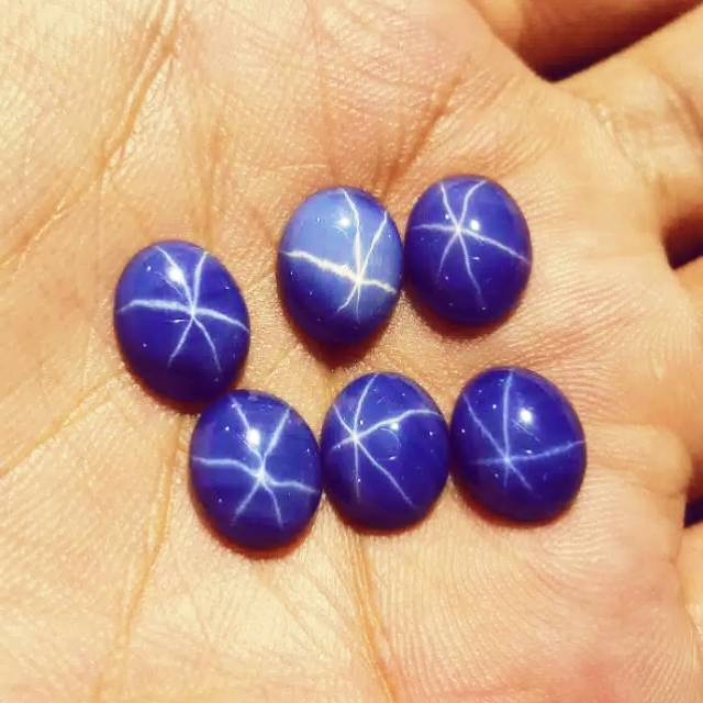 Batu permata amerikan star blue top kuality