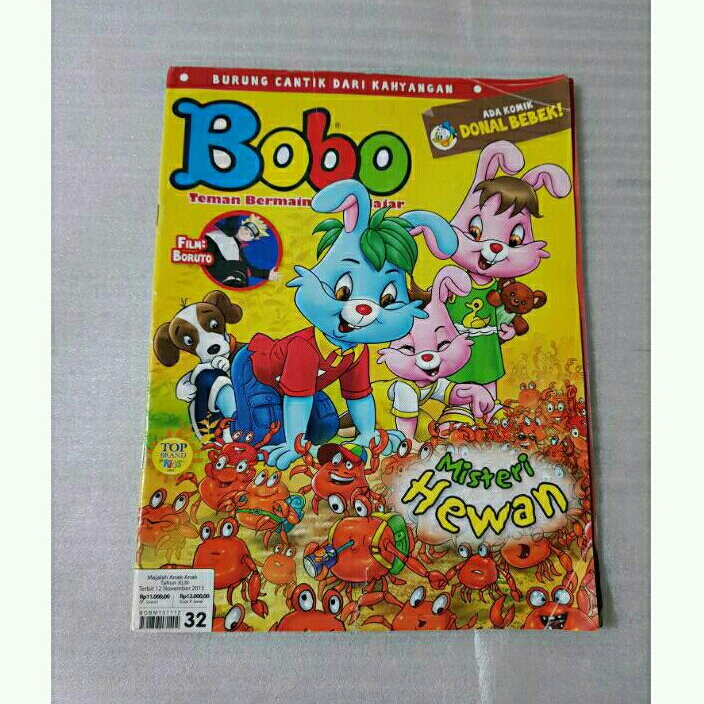 Majalah Bobo Edisi 12 November 2015
