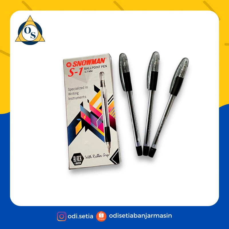 

PULPEN SNOWMAN S-1 HITAM