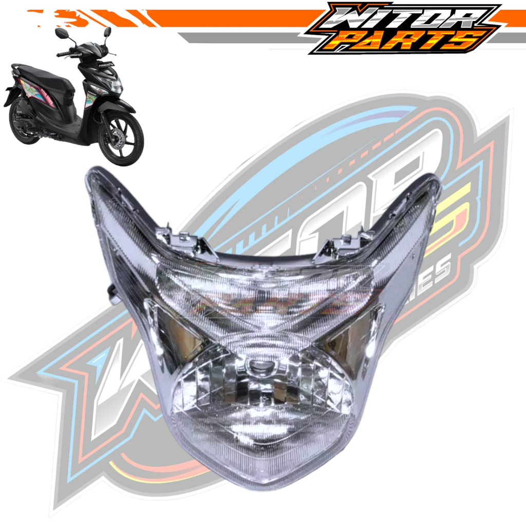Reflektor Lampu Depan Honda Beat Pop / Lampu Reflektor Beat Pop Lampu Depan Beat Pop Headlamp Beat P