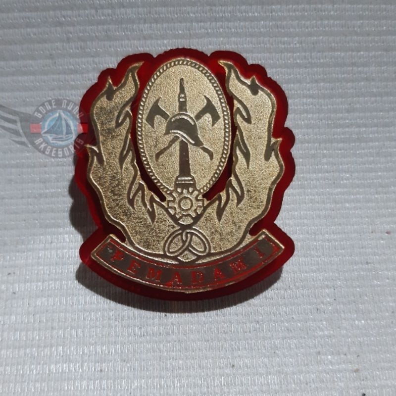 EMBLEM DAMKAR TINGKAT 1 UNTUK PDH PEMADAM