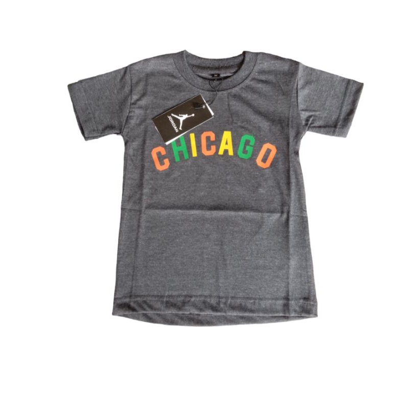 baju kaos anak warna abu tua