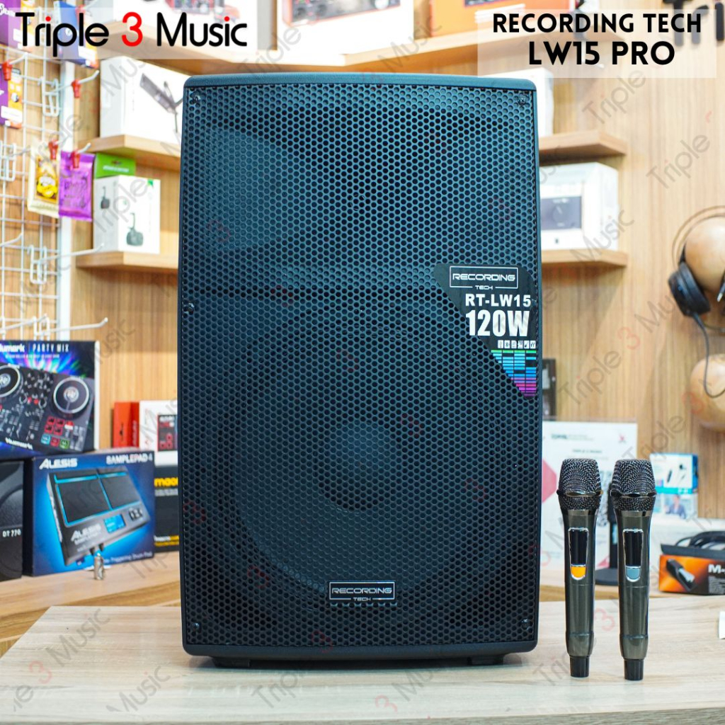 RECORDING TECH RT LW15 PRO 15 Inch Portable Speaker karaoke pertemuan