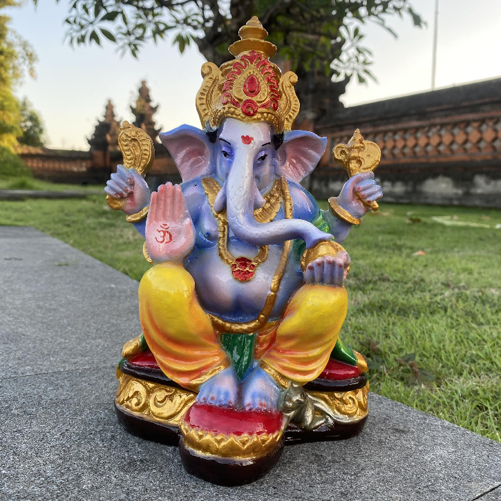 PATUNG GANESHA 25 CM/PATUNG GANESA/PATUNG GANESHA RESIN/PATUNG DEWA DEWI/ DEWA GANESHA
