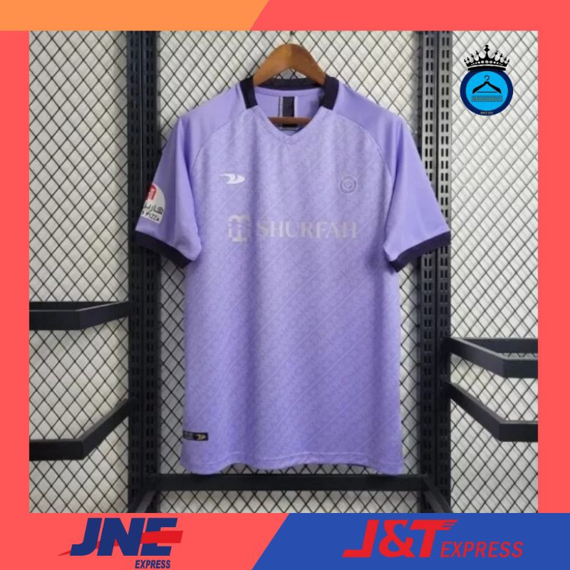 Jersey Al Nasr Ungu 2023 2024 Jersey Bola Jersey Futsal