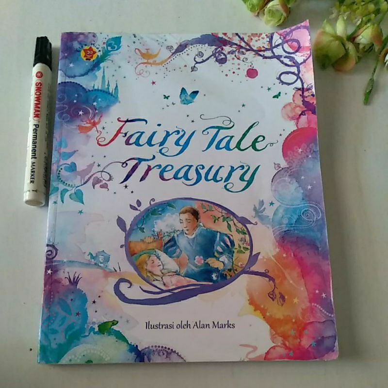 Buku kumpulan dongeng klasik Fairy tale treasury preloved